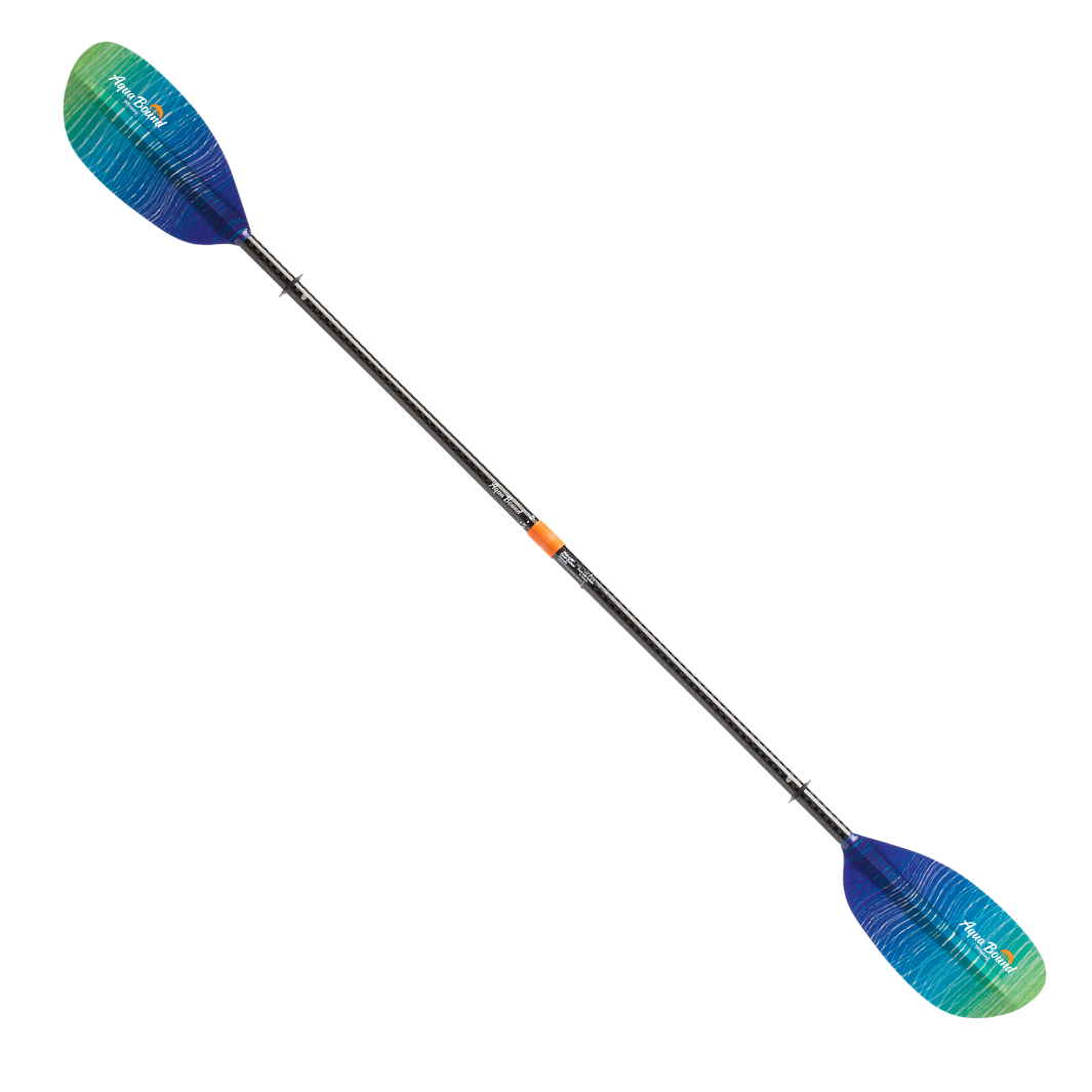 Aqua Bound Whiskey Fiberglass 4Piece Straight Shaft Kayak Paddle 205