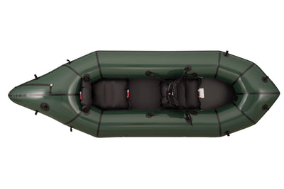 Green / Open Deck / Inflatable Backrest / Internal Storage System (TiZip)