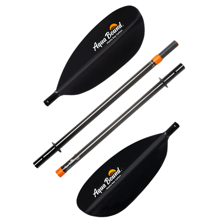 Manta Ray Carbon 4-Piece Posi-Lok Kayak Paddle - 220 cm