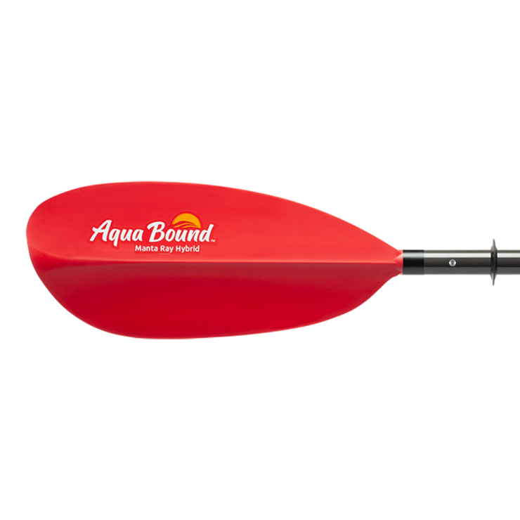 Manta Ray Hybrid 4-Piece Posi-Lok Kayak Paddle - 220 cm