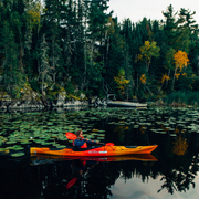 Manta Ray Hybrid 4-Piece Posi-Lok Kayak Paddle - 220 cm