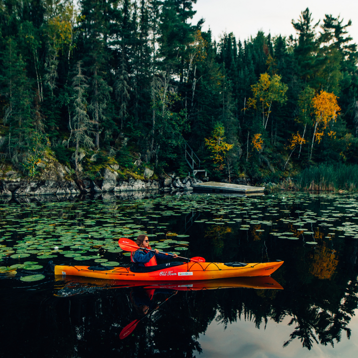 Manta Ray Hybrid 4-Piece Posi-Lok Kayak Paddle - 220 cm