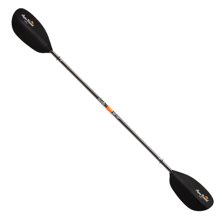 Whiskey Carbon 4-Piece Straight Shaft Kayak Paddle - 205 cm