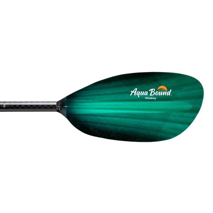 Whiskey Fiberglass 4-Piece Straight Shaft Kayak Paddle - 205 cm
