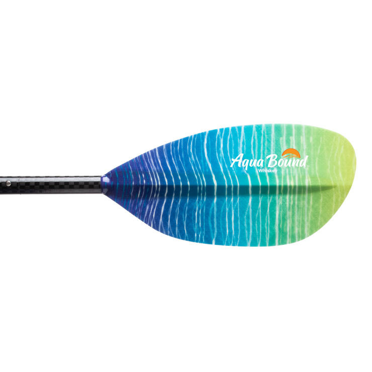 Whiskey Fiberglass 4-Piece Straight Shaft Kayak Paddle - 205 cm