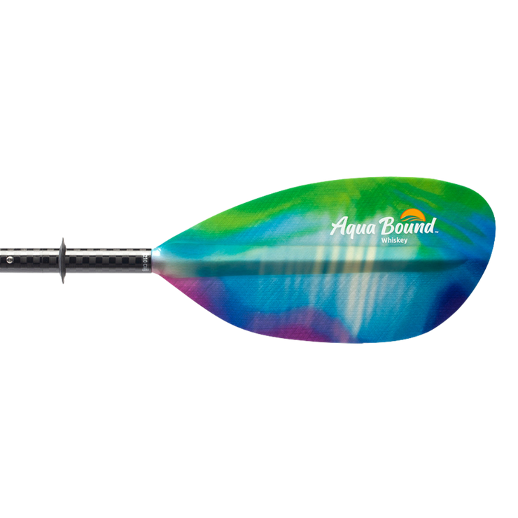 Whiskey Fiberglass 4-Piece Straight Shaft Kayak Paddle - 205 cm