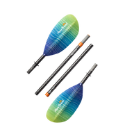 Whiskey Fiberglass 4-Piece Straight Shaft Kayak Paddle - 205 cm