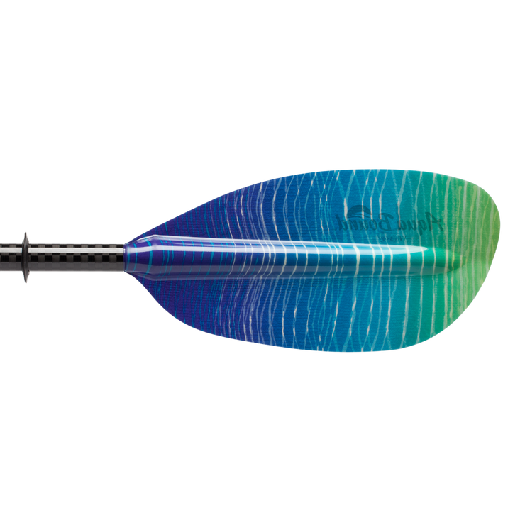 Whiskey Fiberglass 4-Piece Straight Shaft Kayak Paddle - 205 cm